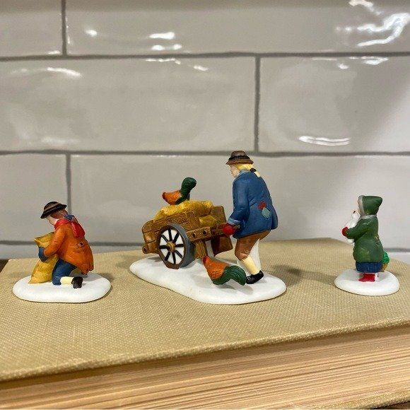 Department 56 Harvest Seed Cart #5645-6 Retired Heritage Village Collection - Picture 2 of 9